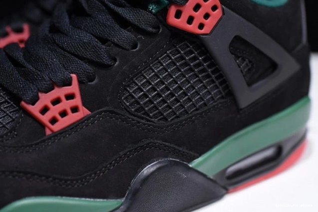 Cheap 4 GUCC AQ3816-063 Jordan Red Air NRG Black Green-Varsity Gorge 0729